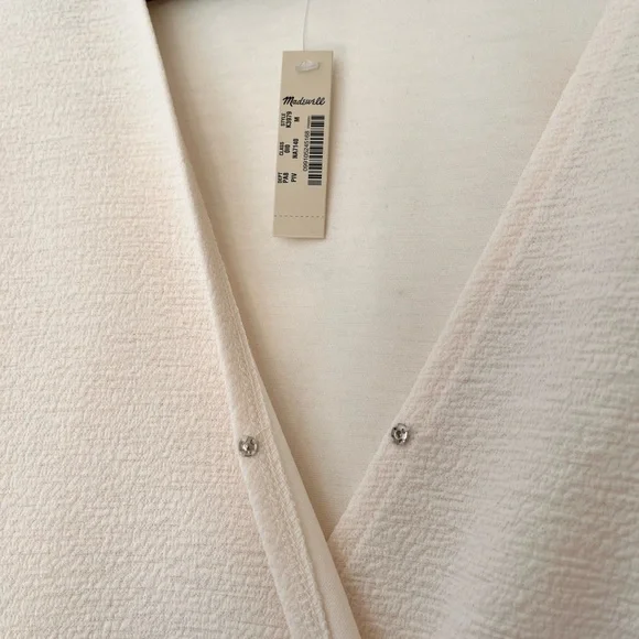 Madewell Texture & Thread Wrap-Style Shirt - Picture 5 of 8